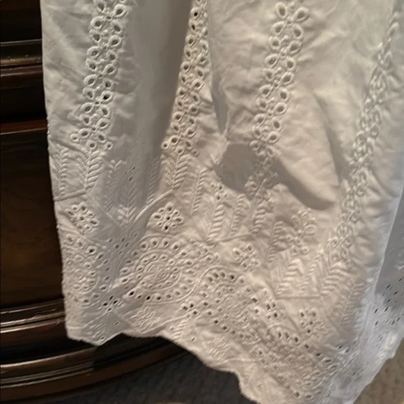 Moon River White Ruffled Maxi Dress-Never worn - Picture 4 of 5